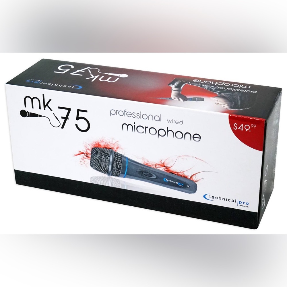 Technical Pro MK75
Digital Processing Wired Microphone